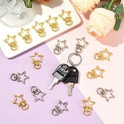 20Sets Star Alloy Swivel Clasps&nbsp;DIY-YW0017-37G