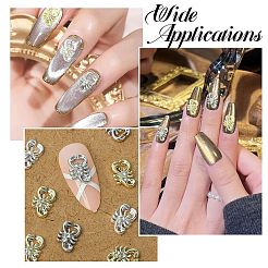 90Pcs 3 Colors Alloy Rhinestone Cabochons&nbsp;MRMJ-CJ0001-29