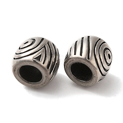 304 Stainless Steel European Beads&nbsp;STAS-A080-35AS