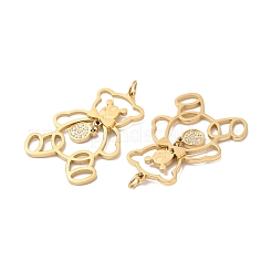 Ion Plating(IP) 304 Stainless Steel Pendants&nbsp;STAS-Q215-23G