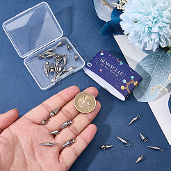 36Pcs 3 Styles Stainless Steel Charms&nbsp;STAS-SC0021-01P