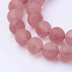 Watermelon Stone Glass Bead Strands&nbsp;G-G735-44F-10mm