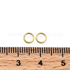 Brass Open Jump Rings&nbsp;KK-B147-03D-G