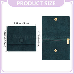 Velvet Fabric Jewelry Storage Bags&nbsp;ABAG-WH0048-24B