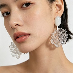 Resin Stud Dangle Earrings for Women&nbsp;WG21832-01