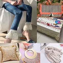 Cotton Lace Fringes Tassel Trimmings&nbsp;OCOR-GF0005-07B-04