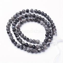 Natural Larvikite Beads Strands&nbsp;GSR4mmC128