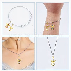 14Pcs 7 Style Acrylic Pendant Decorations&nbsp;HJEW-FS00068