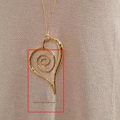 Valentine's Day Heart Alloy Pendant Wax Cord Long Necklaces for Women&nbsp;FS-WGFA3FD-01