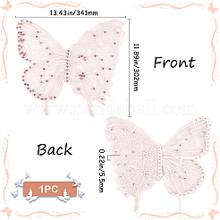 Ppolyester & Resin Thread Iron on/Sew On Patches&nbsp;PATC-WH20007-05E