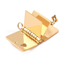 304 Stainless Steel Pendants&nbsp;STAS-F362-03G