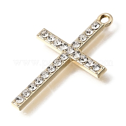 UV Plating Alloy Crystal Rhinestone Pendants&nbsp;RB-CBAD37D-18G