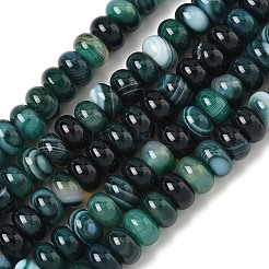 Natural Banded Agate Beads Strands&nbsp;G-F790-I01-01R