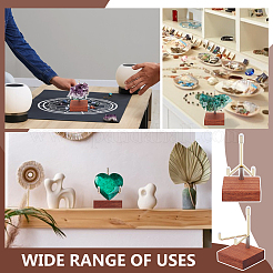 Adjustable Iron Mineral Display Holder with Square Base&nbsp;ODIS-WH0081-03A