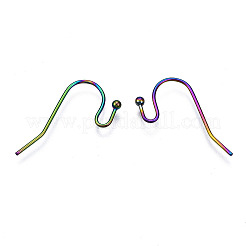 Ion Plating(IP) 304 Stainless Steel French Earring Hooks&nbsp;LS-STAS-S119-017