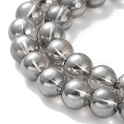 Electroplated Synthetic Quartz Crystal Beads Strands&nbsp;G-Z038-B02-02PL-1