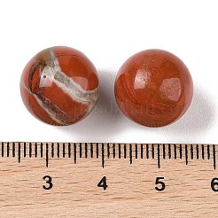 Natural Red Jasper No Hole Sphere Beads&nbsp;G-K353-04C-07