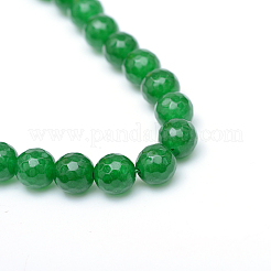 Natural White Jade Bead Strands&nbsp;X-G-R346-8mm-01