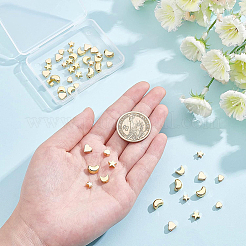 48Pcs Brass Beads&nbsp;KK-BC0007-24