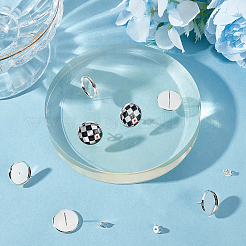 20Pcs Brass Stud Earring Settings&nbsp;KK-BBC0010-56A