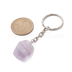 Nuggets Natural Gemstone Pendant Keychains&nbsp;KEYC-JKC00601