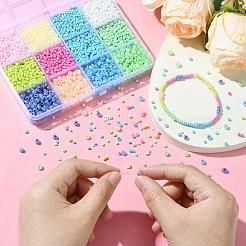 12 Colors Mixed Style Glass Seed Beads Sets&nbsp;SEED-YW0002-58