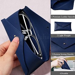1Pc PU Leather Eyelasses Storage Bag&nbsp;AJEW-CN0002-61B