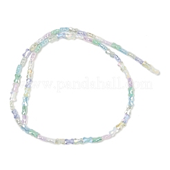 Electroplate Glass Beads Strands&nbsp;EGLA-G039-06A-01