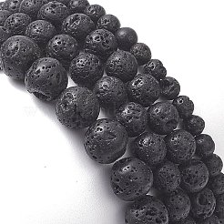 4Pcs 4 Style Column & Round & Flat Round Alloy & Natural Lava Rock & Synthetic Hematite Beaded Stretch Bracelets Set for Women&nbsp;BJEW-JB09366
