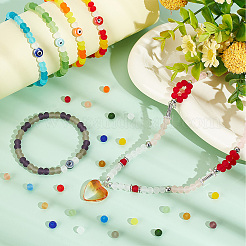 960Pcs 24 Colors Transparent Glass Beads&nbsp;EGLA-PH0001-41