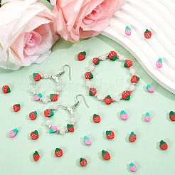 150Pcs 3 Colors Handmade Polymer Clay Bead Strands&nbsp;CLAY-SC0001-75