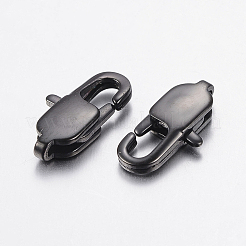 304 Stainless Steel Lobster Claw Clasps Ion Plating(IP)&nbsp;STAS-F148-13x6-08B