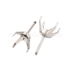 304 Stainless Steel Stud Earring Findings&nbsp;STAS-B091-02A-07P