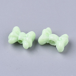 Opaque Acrylic European Beads&nbsp;MACR-N008-06