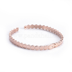 304 Stainless Steel Cuff Bangles&nbsp;BJEW-I277-03