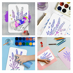 PET Hollow Out Drawing Painting Stencils&nbsp;DIY-WH0421-0083