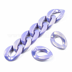 Spray Painted Acrylic Linking Rings&nbsp;MACR-S280-06C-01