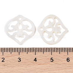Natural White Shell Carved Pendants&nbsp;SSHEL-C012-09