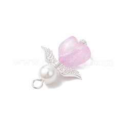 Alloy Acrylic Angel Pendants&nbsp;PALLOY-JF04142