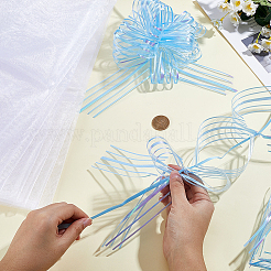 6Pcs Rectangle Organza Packing Drawstring Bags&nbsp;ABAG-PH0001-81B