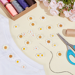 100Pcs 5 Style Polyester Ornament Accessories&nbsp;DIY-BC0015-11