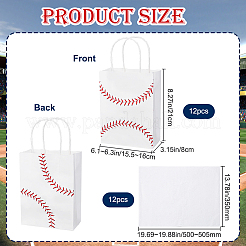 1 Sets Rectangle Paper Gift Bags with Handle&nbsp;ABAG-BBC0001-25A