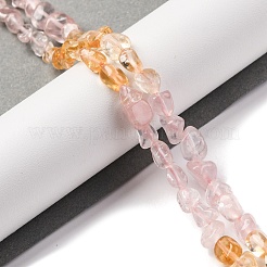 Natural Rose Quartz & Citrine Beads Strands&nbsp;G-L610-B10-01