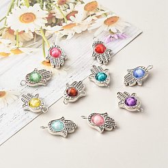 Tibetan Style Alloy Bead Frames Pendants&nbsp;PALLOY-JF00876