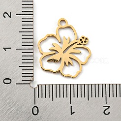 Golden Plated 304 Stainless Steel Pendants&nbsp;STAS-L271-01G-02