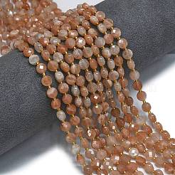 Natural Sunstone Beads Strands&nbsp;G-K389-B10-01