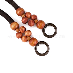 Wood Beaded Bag Handles&nbsp;FIND-WH0112-39