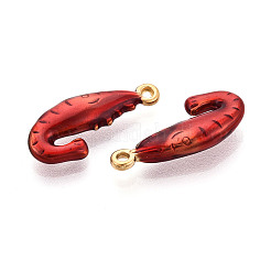 304 Stainless Steel Enamel Pendants&nbsp;STAS-N124-23G