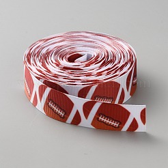 9M Sport Theme Heat Transfer Polyester Grosgrain Ribbons&nbsp;OCOR-WH20005-27D