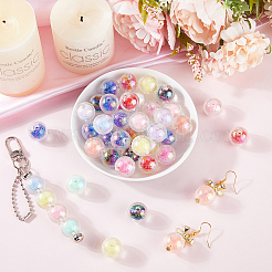 60Pcs Transparent Acrylic Beads&nbsp;OACR-SP0001-49